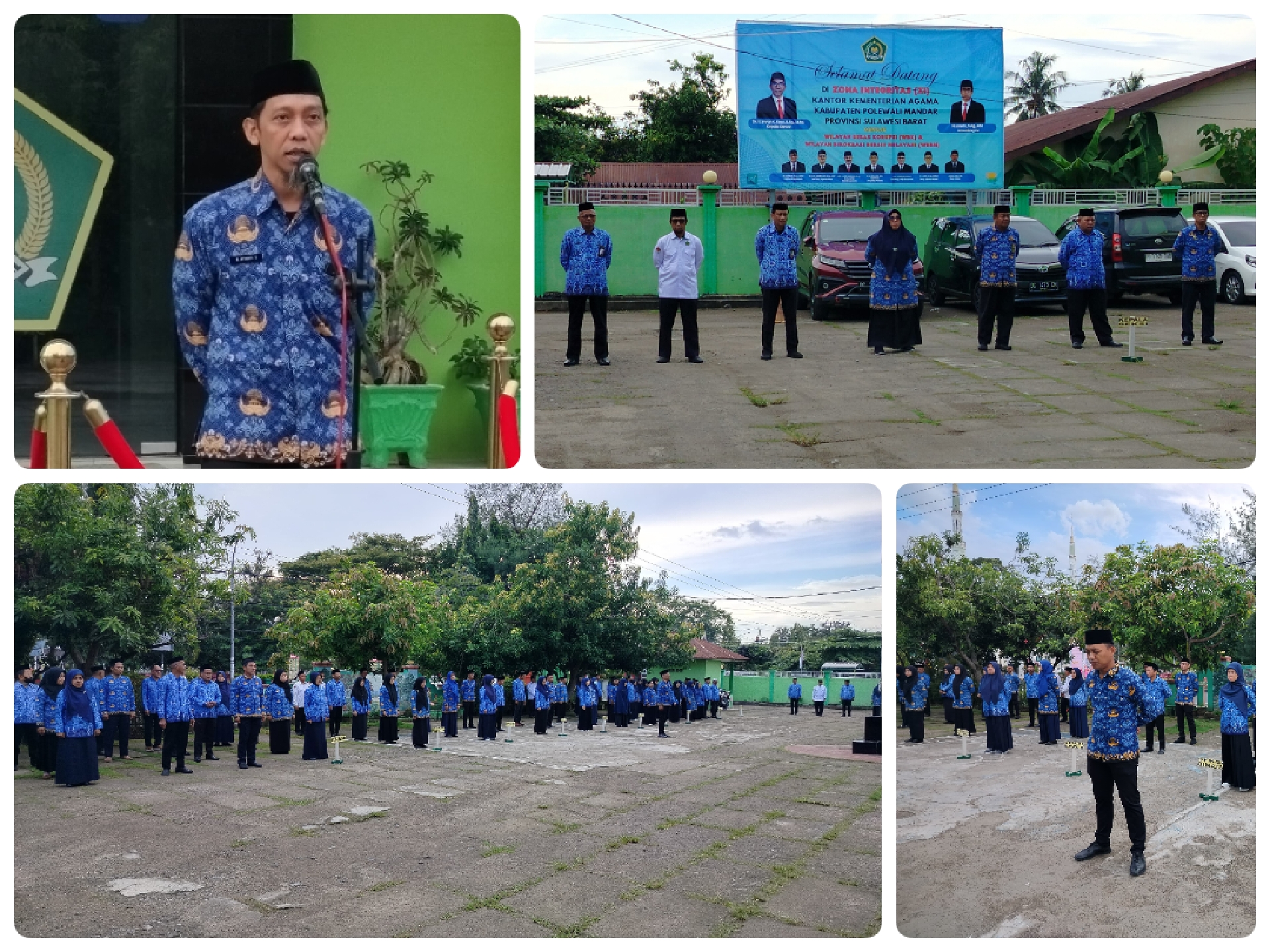 Plh. Ka. Kan. Kemenag Polman Pimpin Apel Pagi, Soroti Kinerja dan Program Strategis