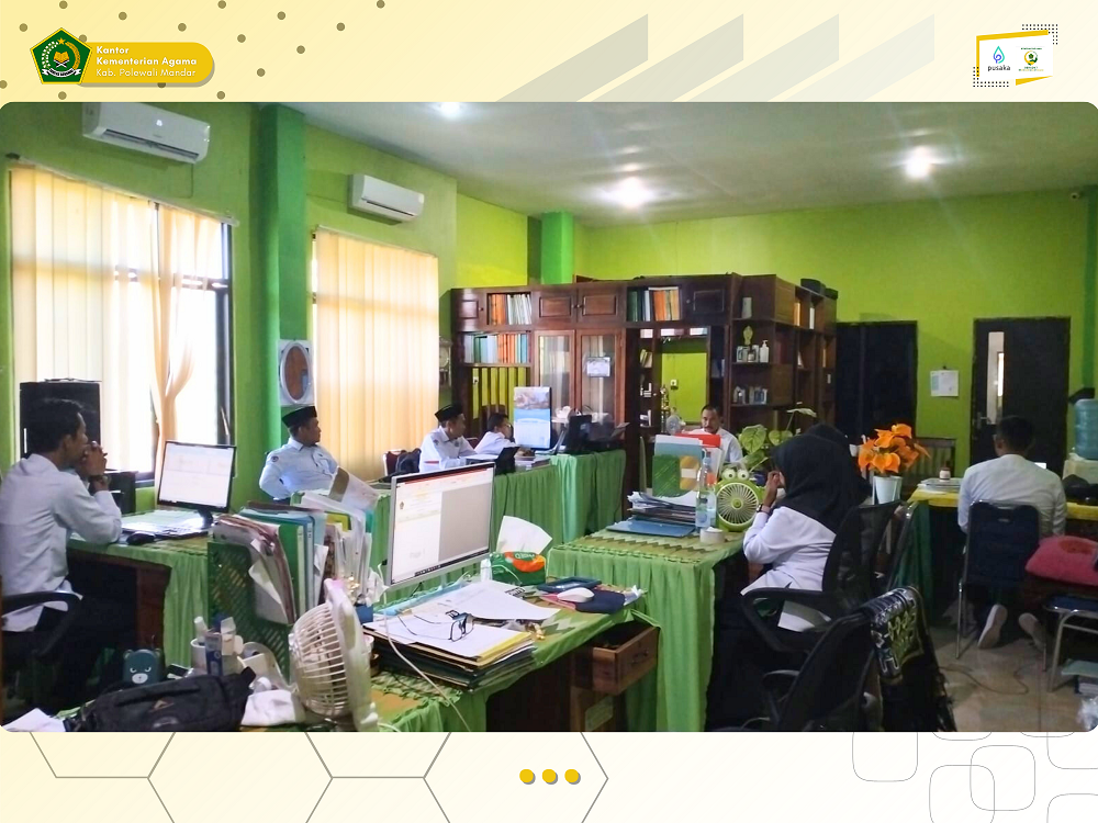 Seksi Bimas Islam Kemenag Polman Gelar Rapat Internal Bahas Tusi dan Program Kerja Semester II 2025