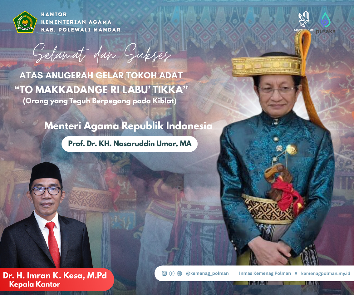 Penganugerahan Gelar Tokoh Adat "To Makkadange Ri Labu' Tikka"