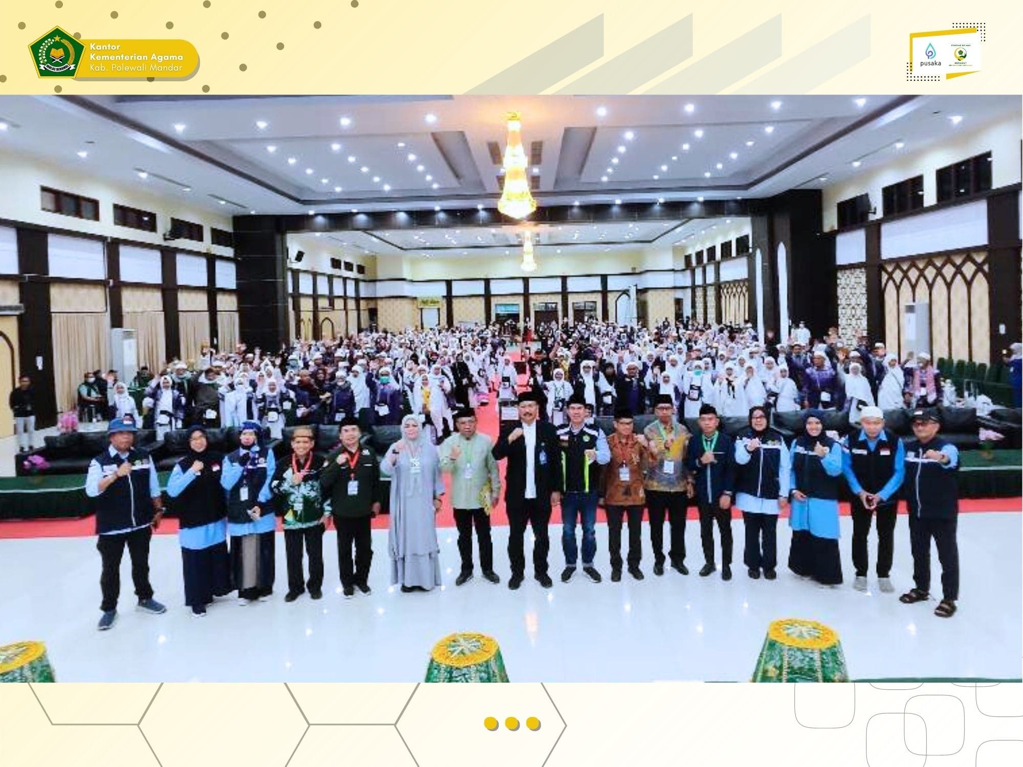 Kloter 19 Tiba, Jemaah Haji Polewali Mandar Salah Satu Kloter Terakhir Sulawesi Barat yang Pulang ke Tanah Air.