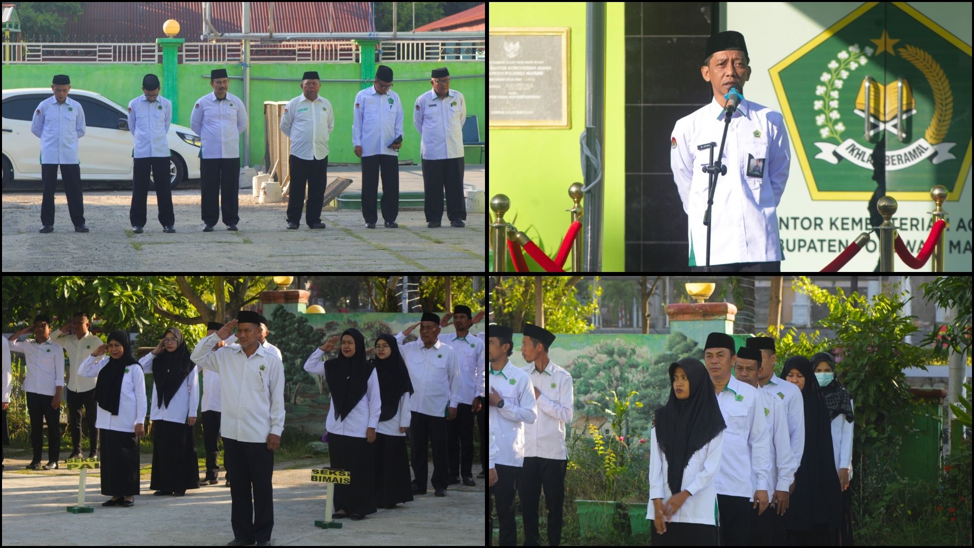 Apel Pagi Kemenag Polman, Kasi PD Pontren Sampaikan Perkembangan Pesantren dan Implementasi Kebijakan Nasional