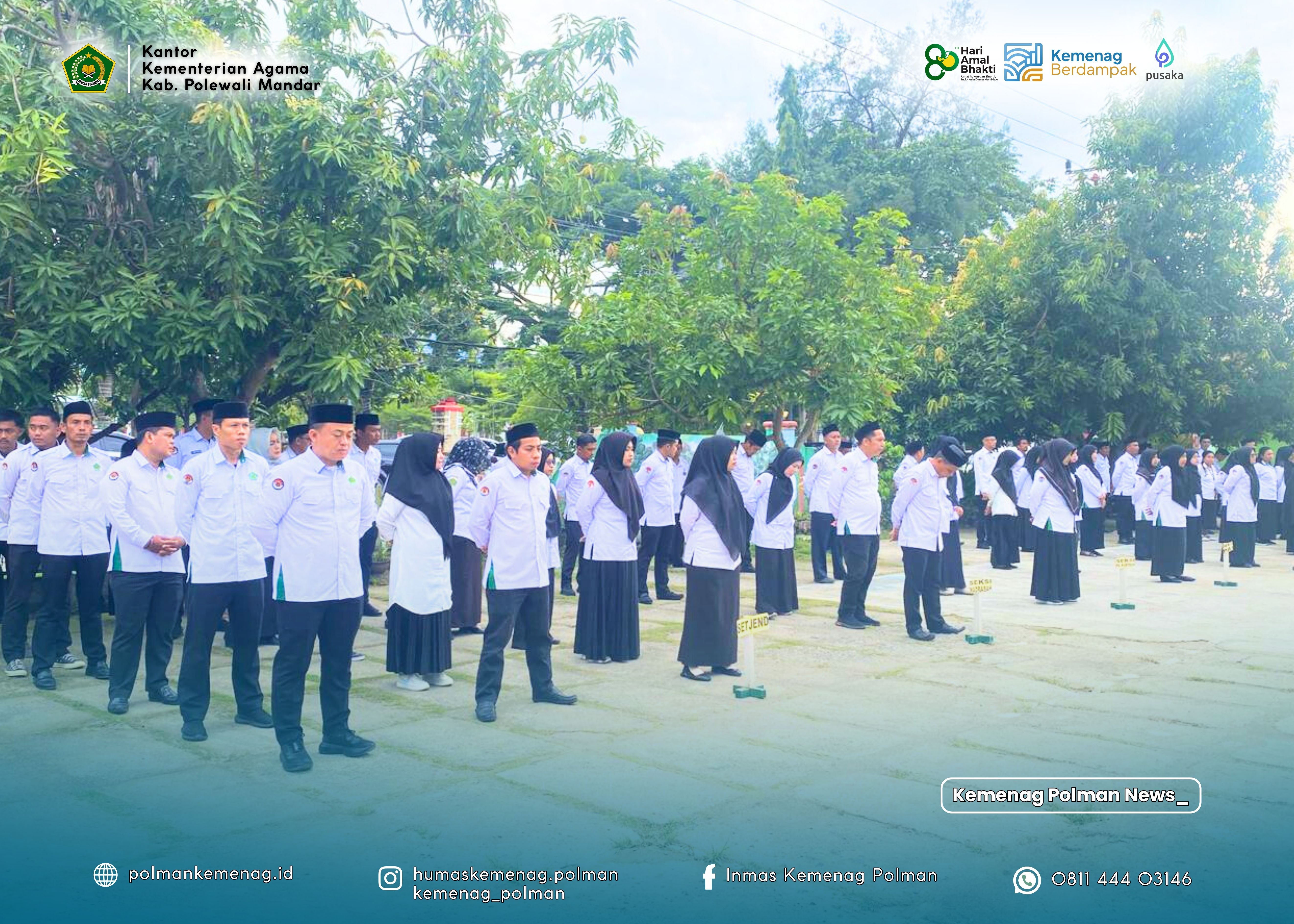 Apel Pagi Kemenag Polman Tekankan Implementasi Astraprotas di Lingkungan ASN