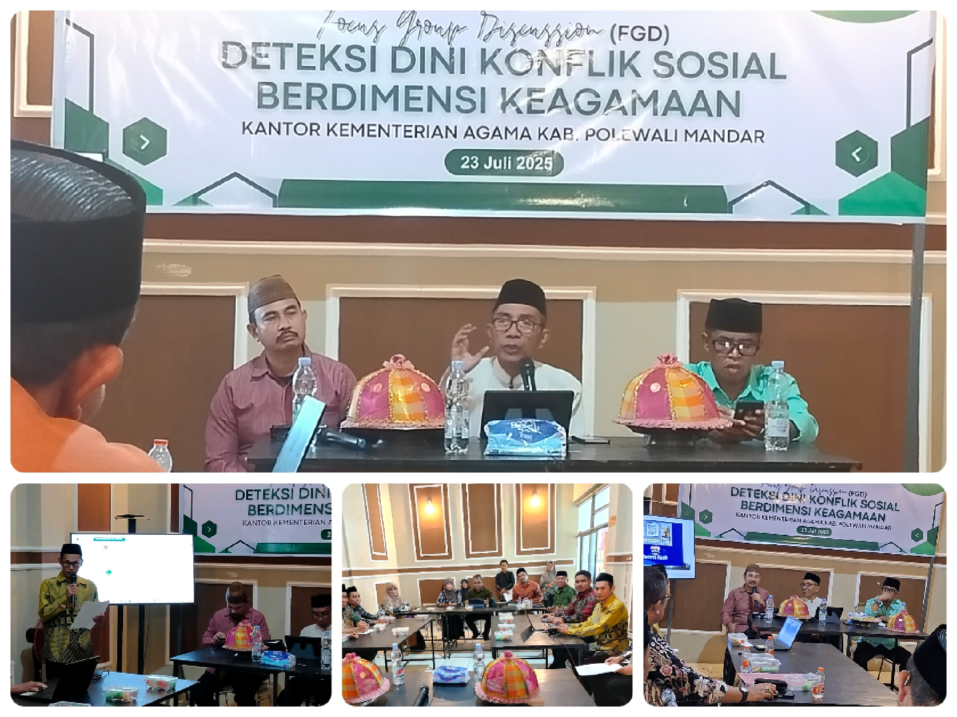 Bimas Islam Kemenag Polman Gelar FGD bertajuk Deteksi Dini Konflik Sosial Berdimensi Keagamaan