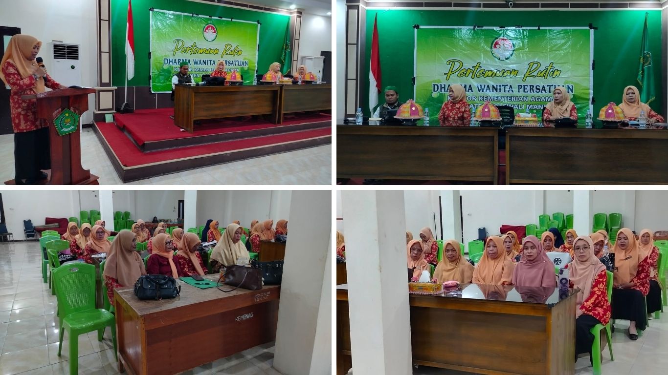DWP Kemenag Polman Gelar Pertemuan Rutin, Perkuat Silaturahmi dan Tingkatkan Pemahaman Keagamaan