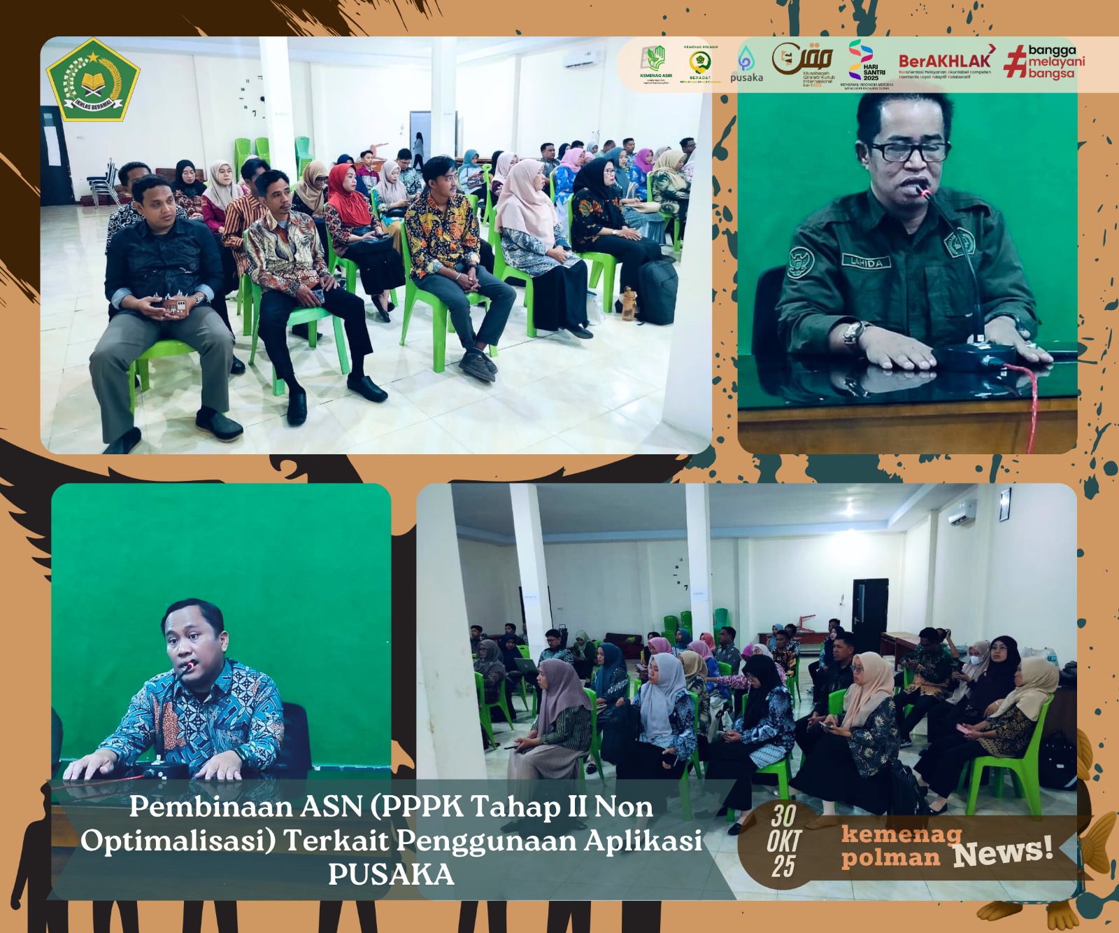 Kemenag Polman Gelar Pembinaan ASN bagi PPPK Tahap II Non Optimalisasi