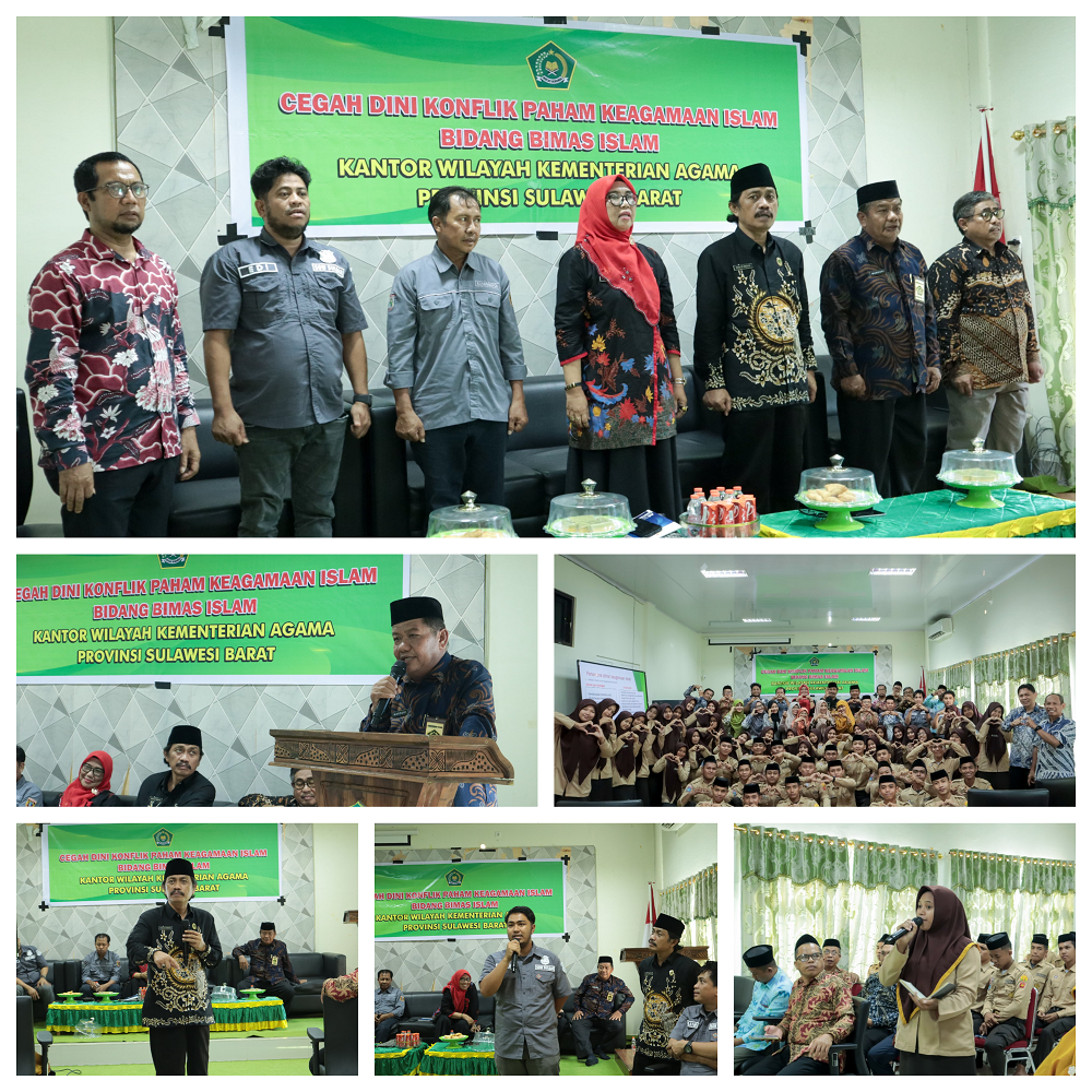 Bidang Bimas Islam Kanwil Kemenag Sulbar Bangun Ketangguhan Spiritual Siswa MAN 1 Polewali Mandar
