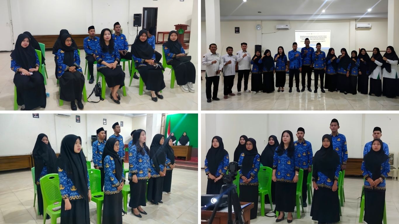 10 ASN Kemenag Polman Dilantik dan Diambil Sumpah Jabatan Fungsional