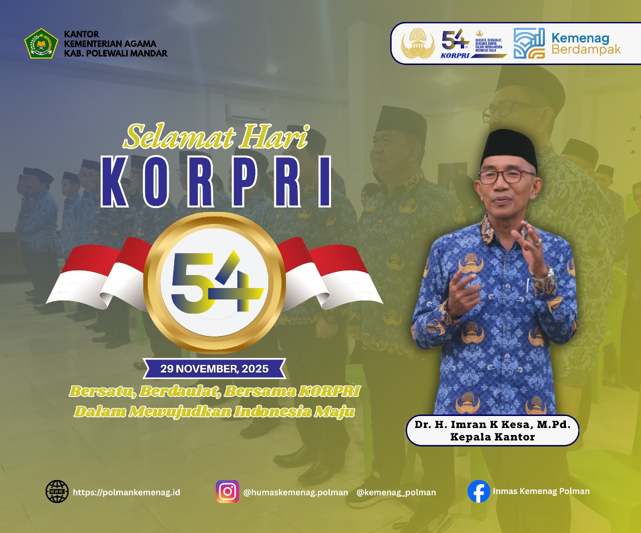 Selamat Hari KORPRI ke-54!