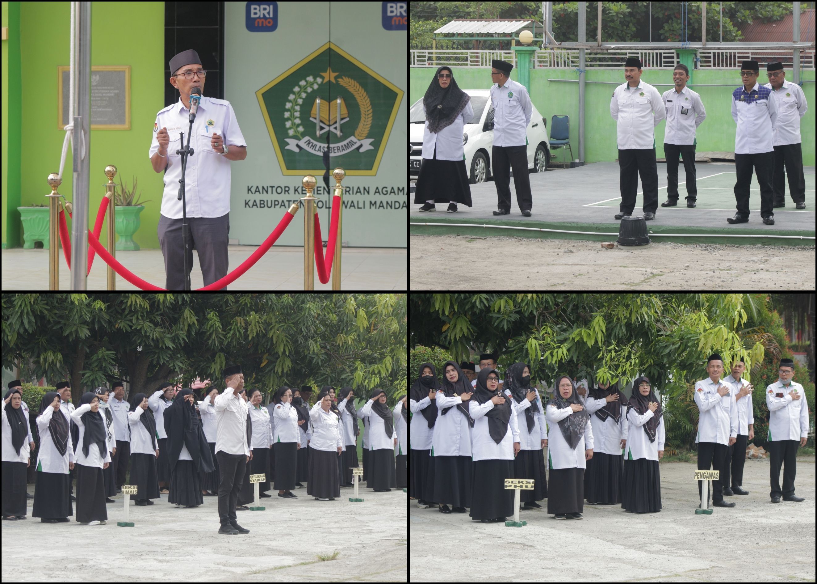Apel Pagi Kemenag Polman, Kepala Kantor Tekankan Pemanfaatan Anggaran yang Tepat dan Berdampak