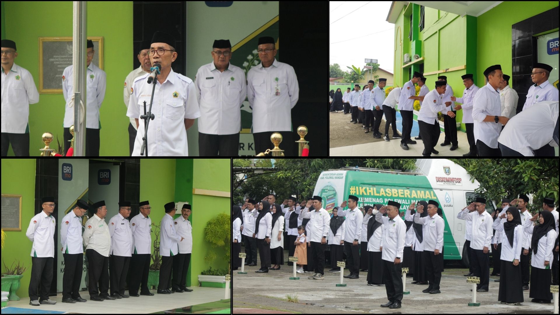 Apel Perdana Pasca Ramadan, Kemenag Polman Tekankan Kebersamaan dan Profesionalisme ASN