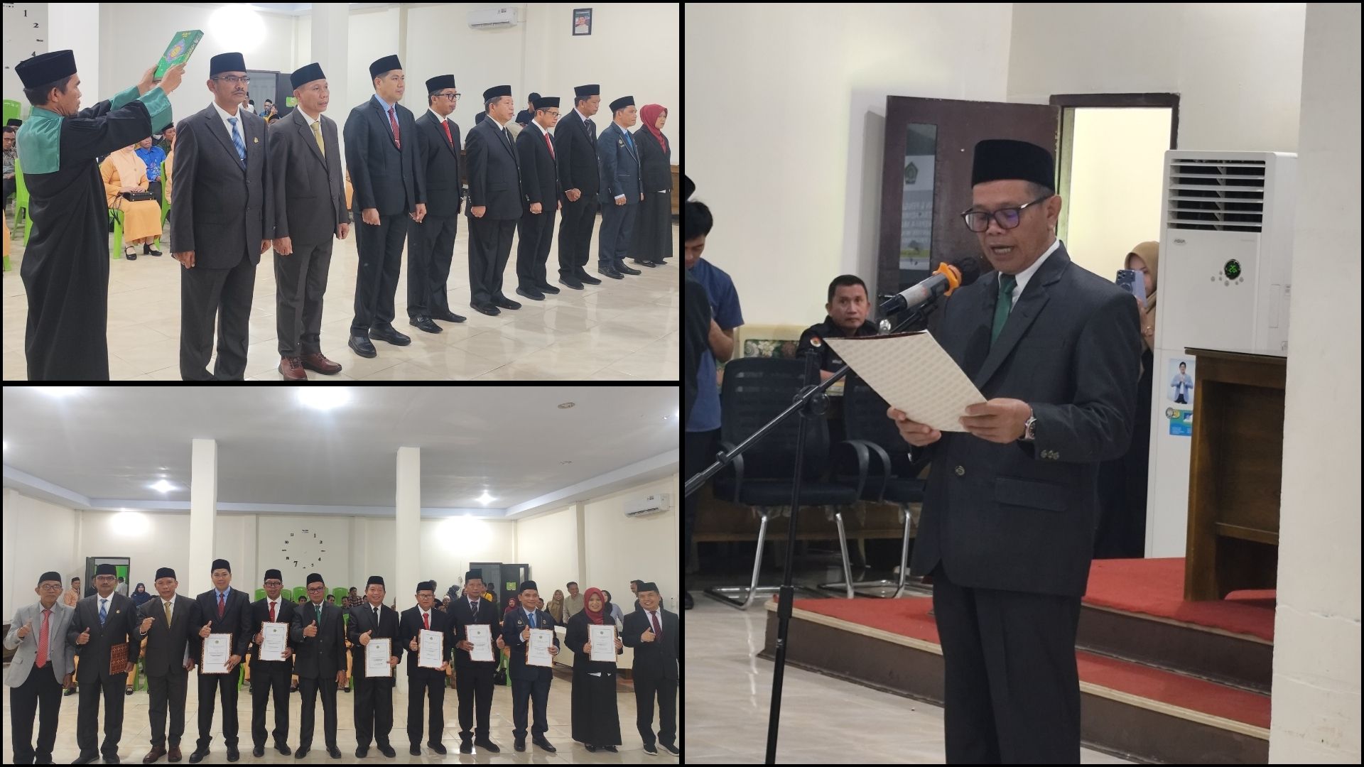 8 Pejabat Administrator dan 1 Kepala Madrasah Resmi Dilantik Kakanwil Kemenag Sulbar di Polman