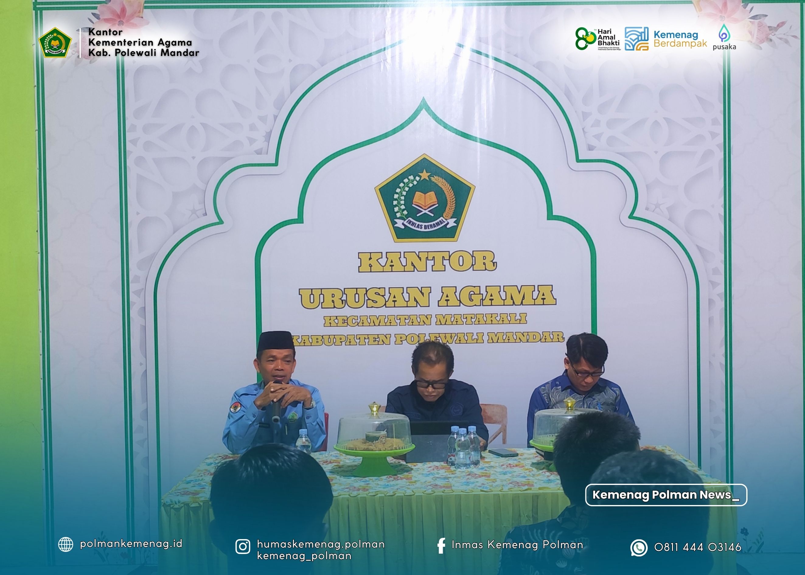 Kemenag Polman Perkuat Profesionalitas ASN Melalui Pembinaan di KUA Matakali