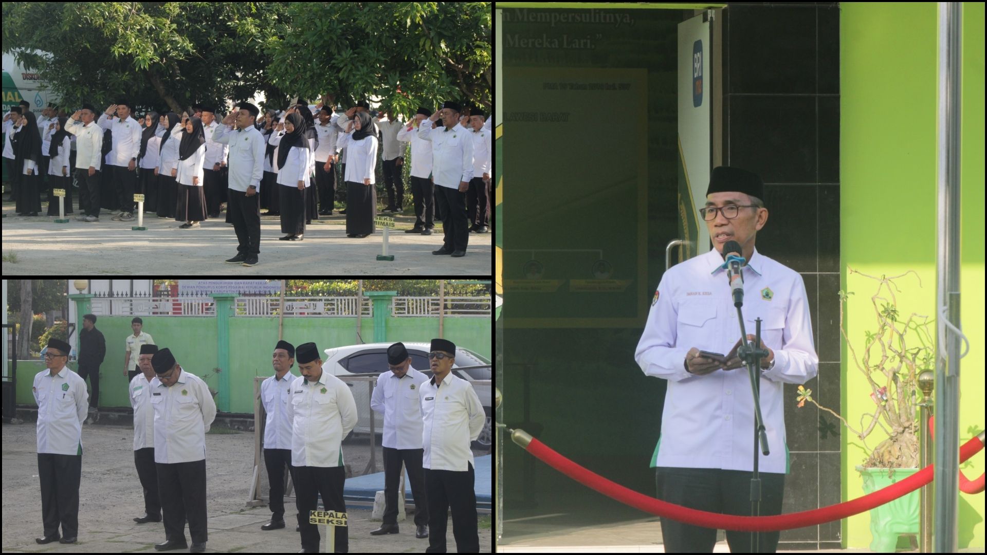 Kepala Kantor Kemenag Polman Pimpin Apel Pagi Terakhir Jelang Purna Tugas