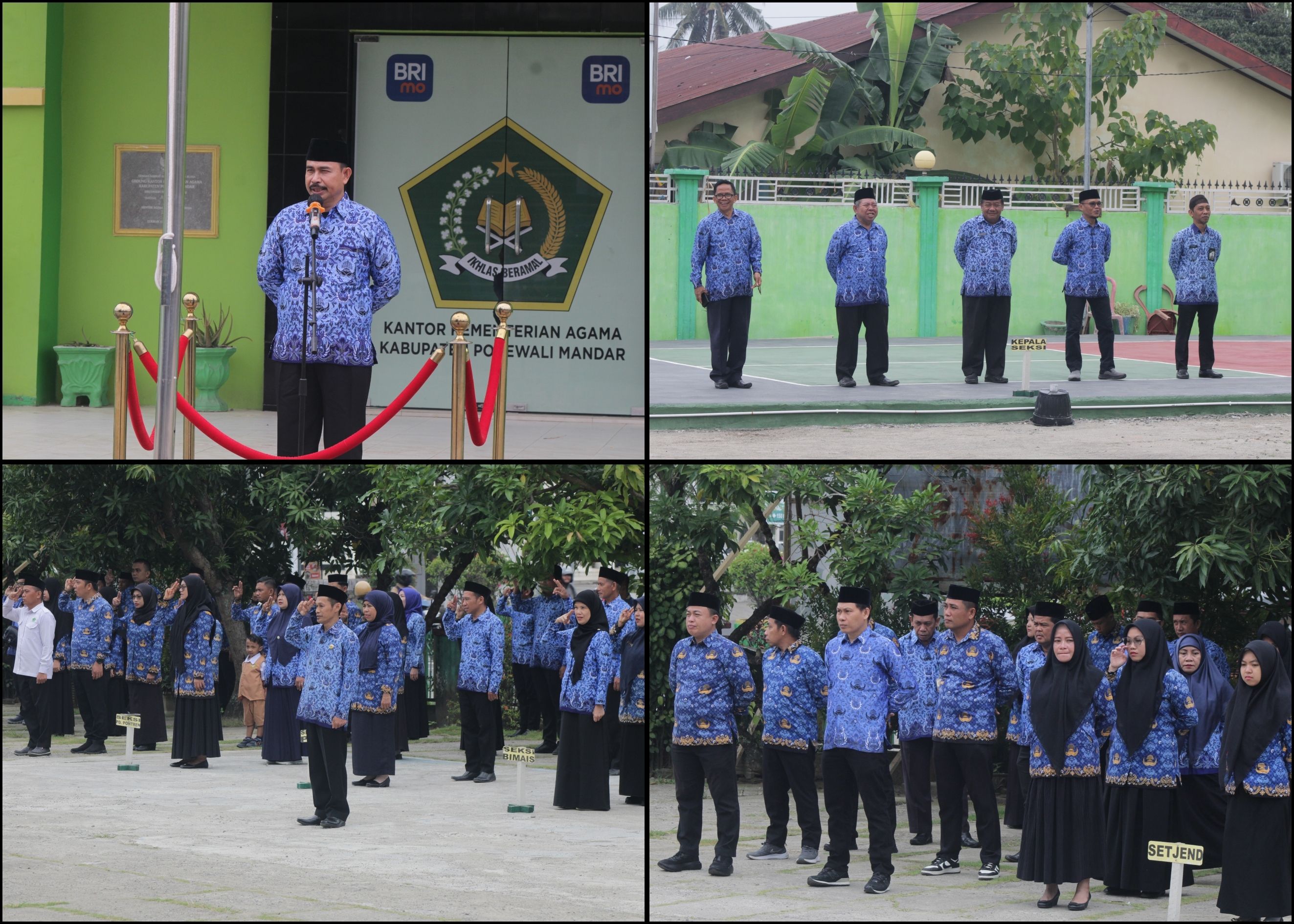 Apel Pagi ASN Kemenag Polewali Mandar, Kasi Bimas Islam Tekankan Kecerdasan dan Profesionalisme dalam Bekerja