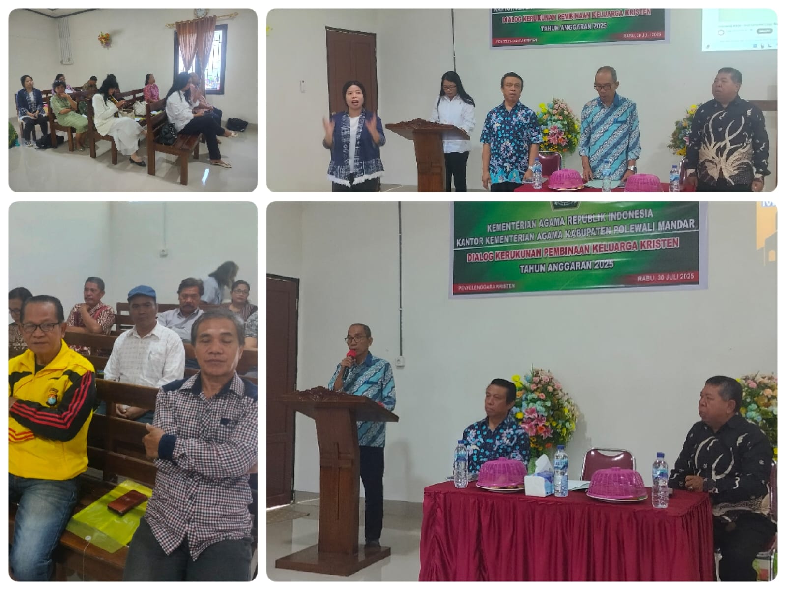 Penyelenggara Kristen Kemenag Polman Gelar Dialog Kerukunan dan Pembinaan Keluarga Kristen
