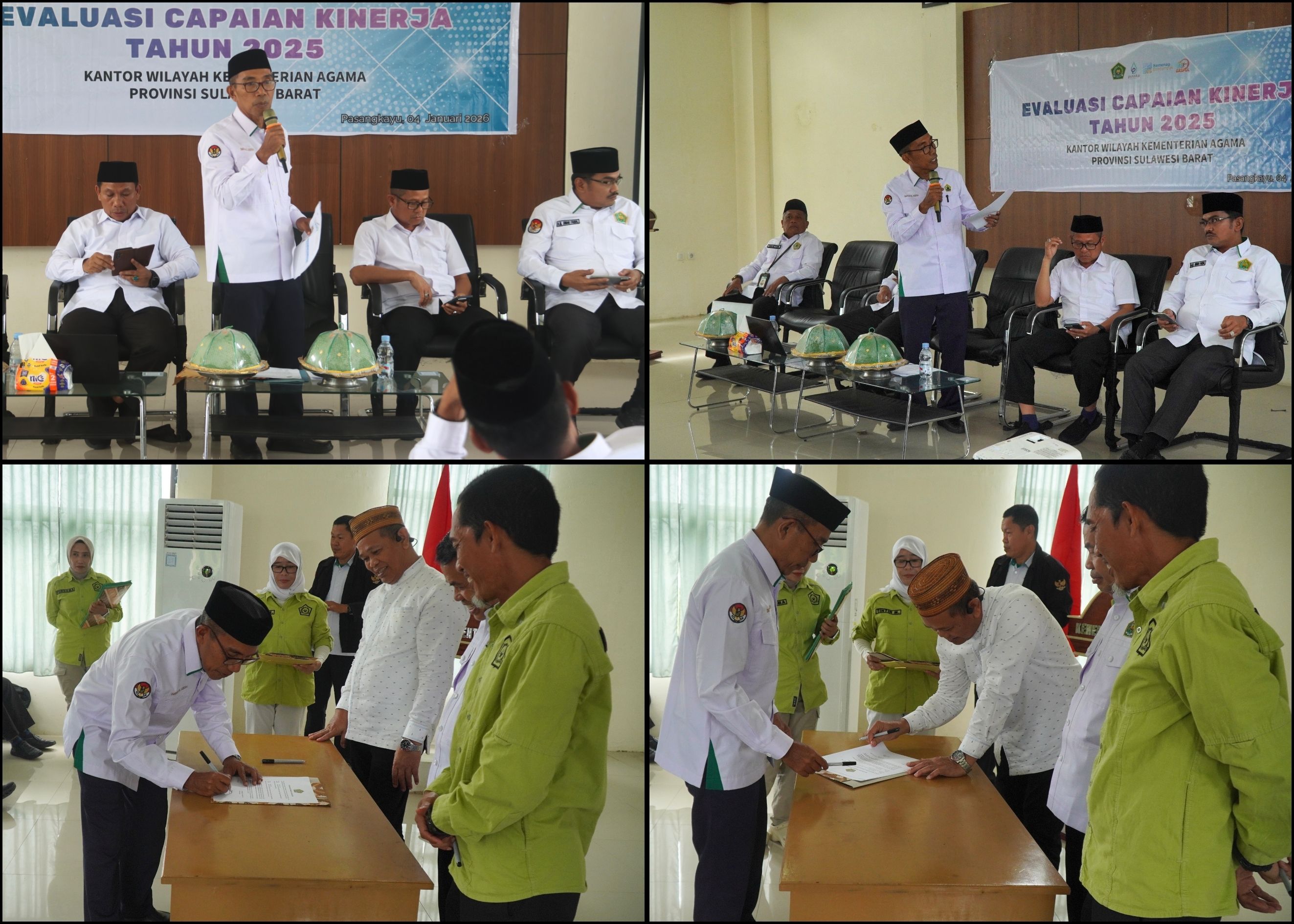 Kemenag Polman Hadiri Evaluasi Capaian Kinerja 2025 serta Penandatanganan Perjanjian Kinerja di Pasangkayu