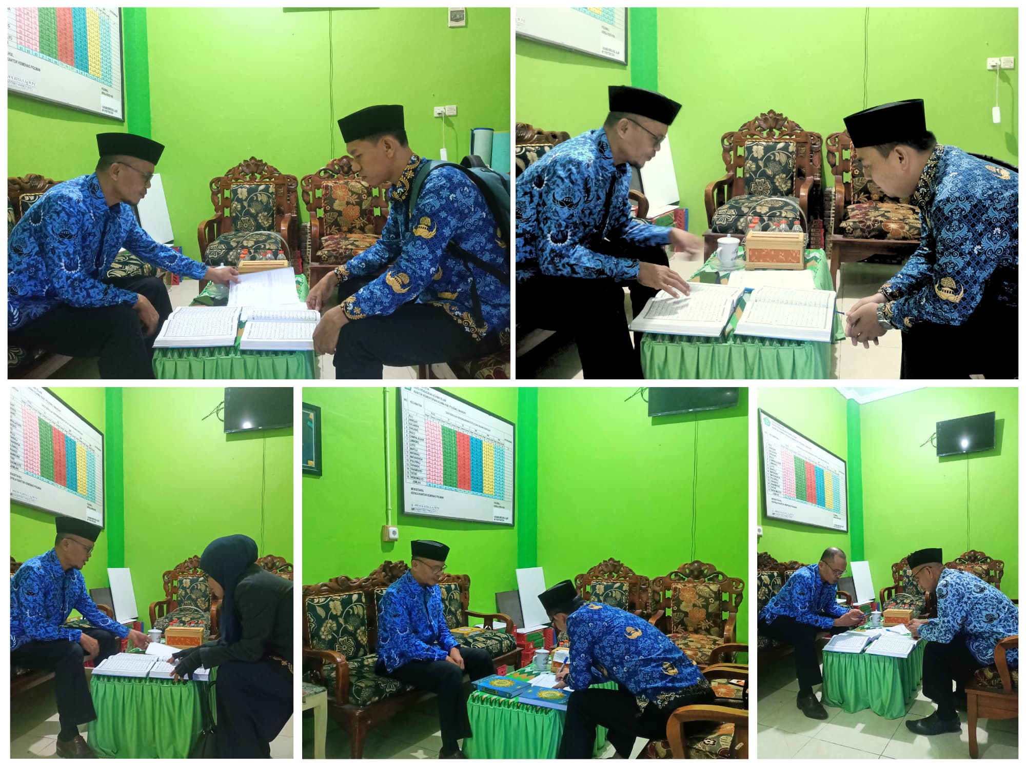 Kementerian Agama Kabupaten Polewali Mandar Gelar Uji Baca Al-Aqur’an bagi Calon Penguji Program BBAQ (Bebas Buta Aksara Al-Qur’an)