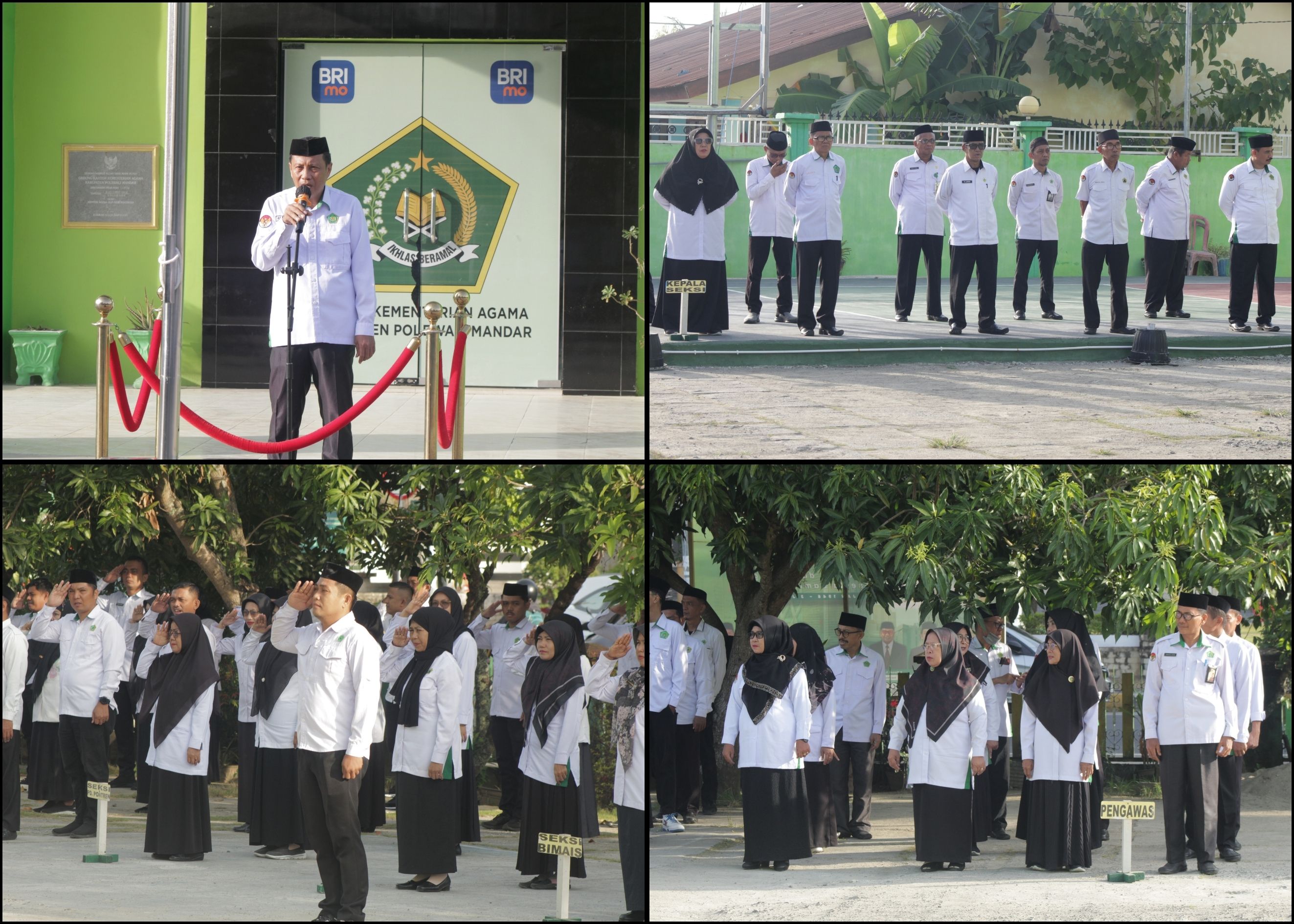 Kemenag Polman Gelar Apel Pagi Rutin, Pokjawas Madrasah Dorong Transformasi IT pada Kepengurusan Baru