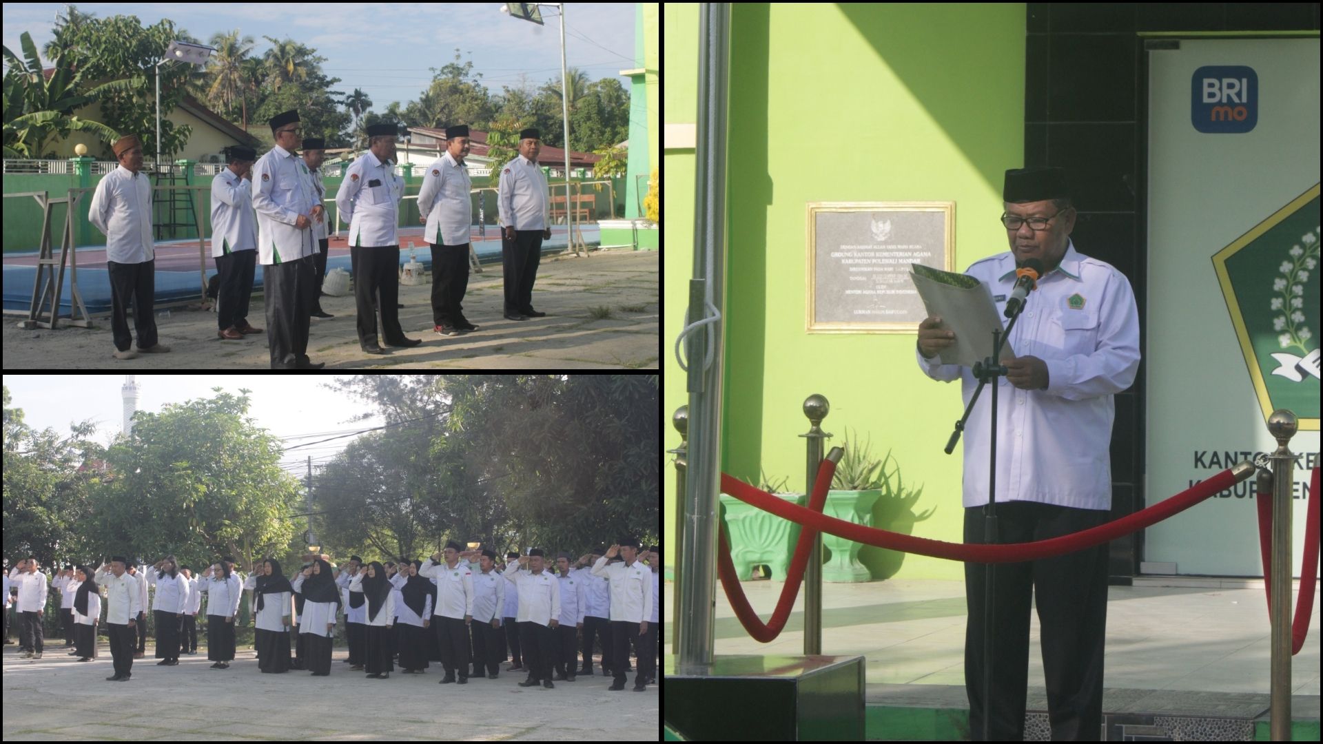 Pancasila sebagai Kompas Bangsa, Kemenag Polman Gelar Upacara Penuh Makna